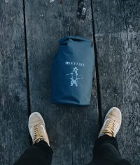 DryTide 15L dry bag on the pier